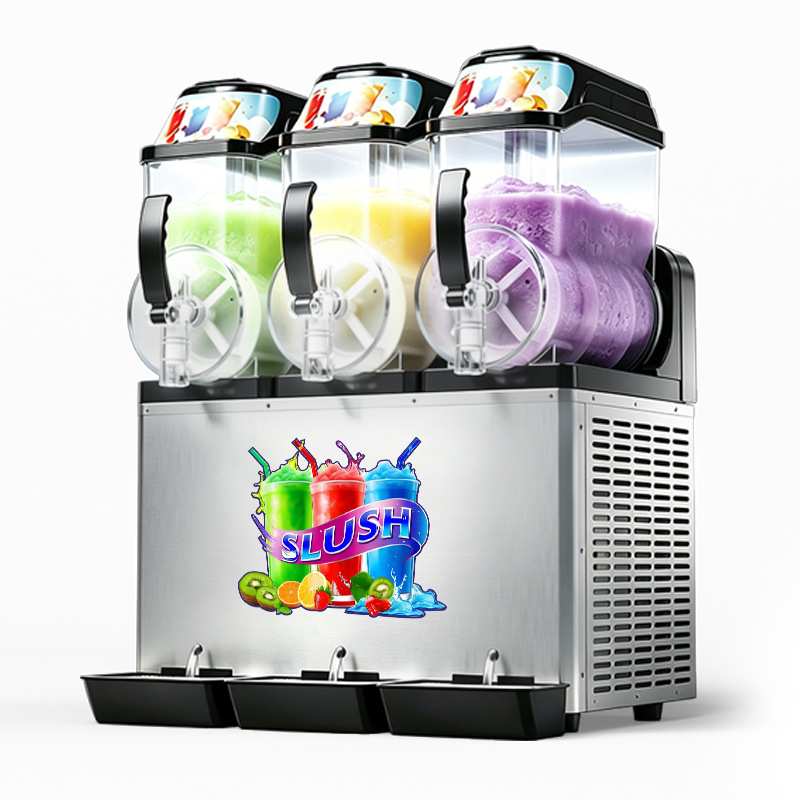 Citrus Juicer Bar - Gewerbliche Slush-Maschine mit 1/2/3 Behältern, Gefrorener