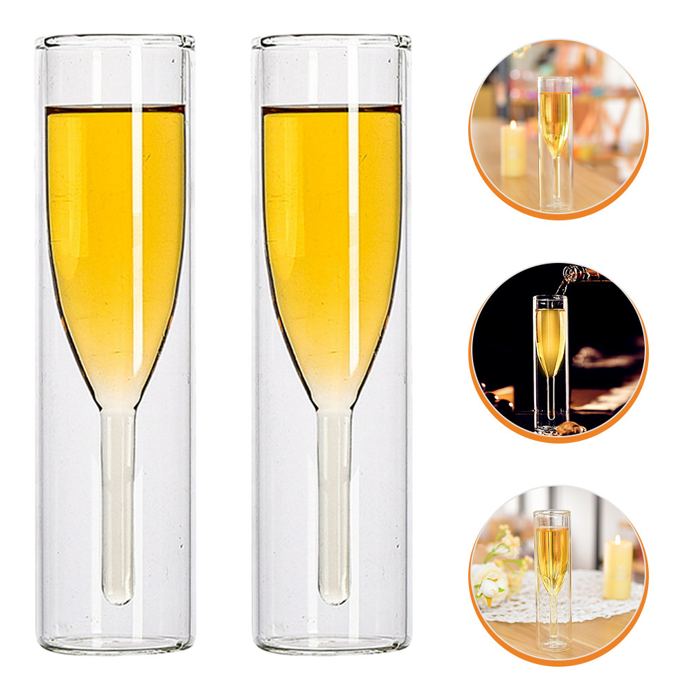 2er-Set doppelwandiger 100-ml- – Home Bar Set Bewertung und Preis