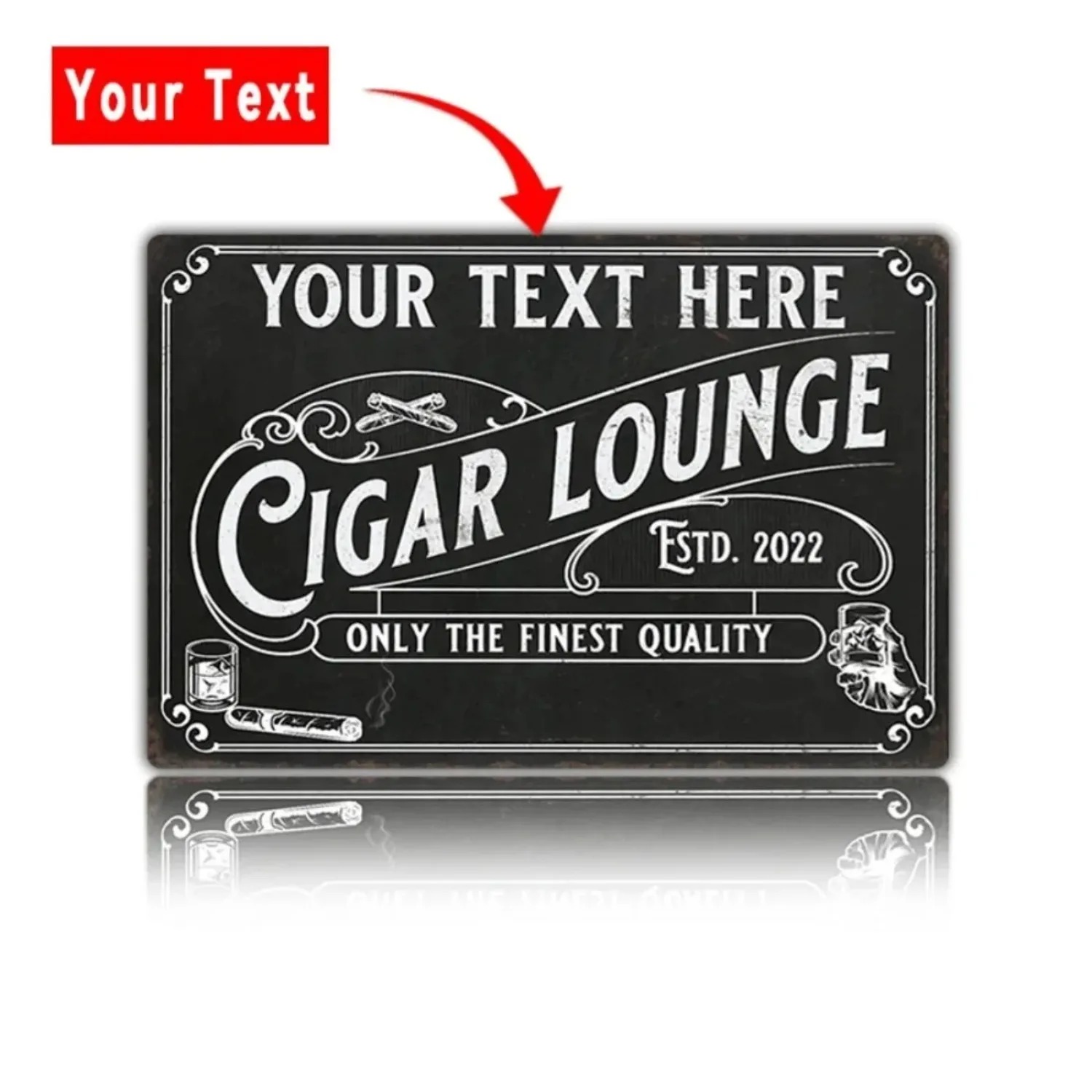 CIFbuy Anpassbares Zigarren-Al – Home Bar Lounge Bewertung und Preis