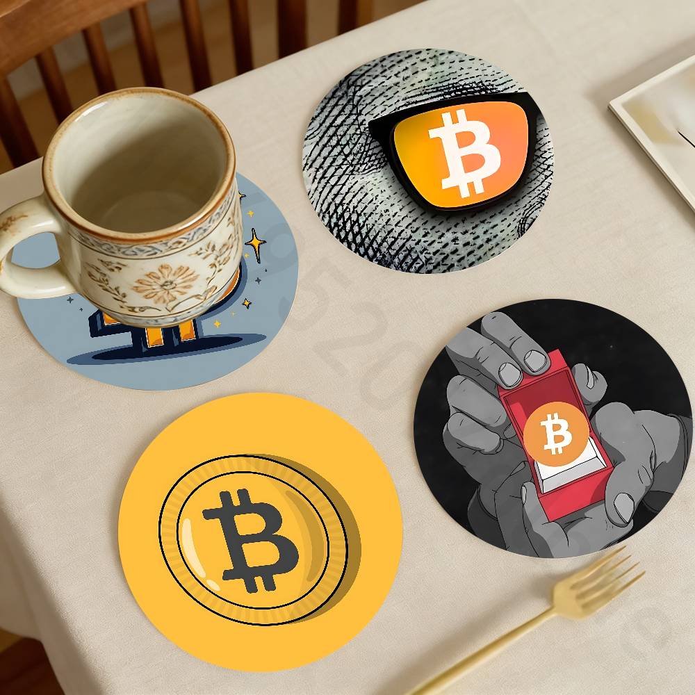 Bitcoin Kryptowährung BTC Holz – Bar Mat Rubber Bewertung und Preis